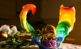 018 - natürliche formation mit wachs